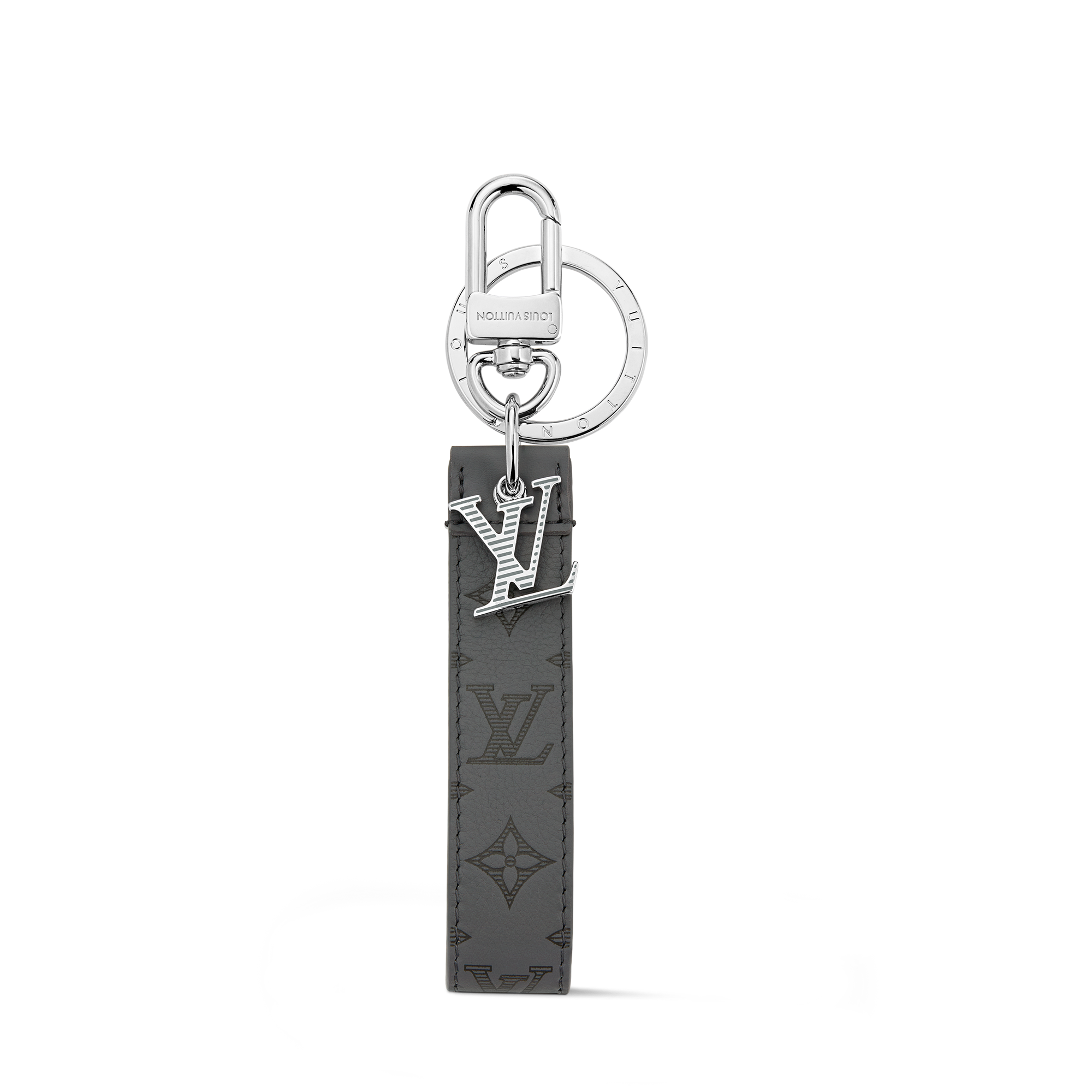 LOUIS VUITTON キーホルダー グレー LV Shadow Dragonne Key Holder And Bag Charm . - Accessories